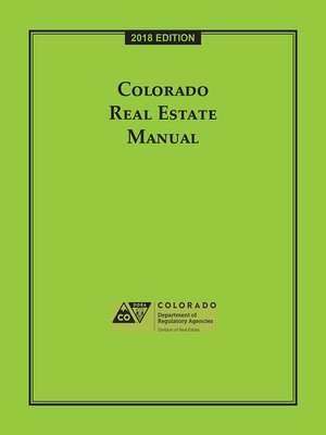 cover image of Colorado Real Estate Manual